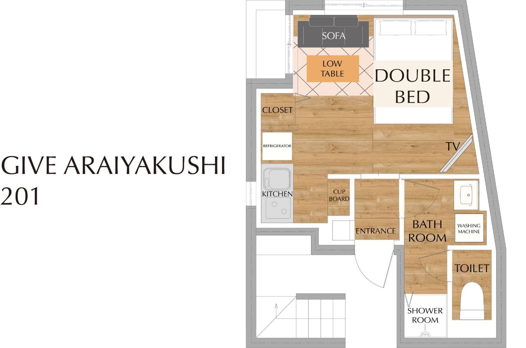 Give Araiyakushi Apartment Tokio Exterior foto